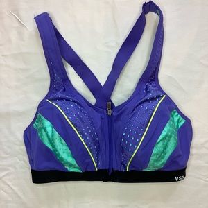 VSX Sport Victoria’s Secret Knockout Front-Zip Maximum Support Bra - 34B